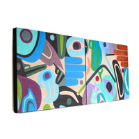 Setting Up Nicely I & II - Original Painting on Wood Panel