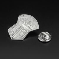 Raven - Silver Pin