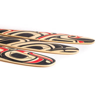 Set of Three Yellow Cedar Paddles
