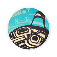 Killerwhales - Yellow Cedar Panel