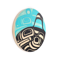 Killerwhales - Yellow Cedar Panel