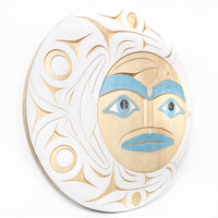 Frog Moon - Yellow Cedar Panel