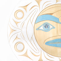 Frog Moon - Yellow Cedar Panel