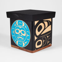 Raven and the Moon - Cedar Bentwood Box