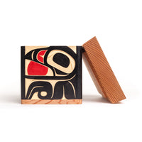 Raven Steals the Sun - Cedar Bentwood Box