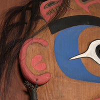 Untitled (Portrait Mask Panel) - Red Cedar Panel
