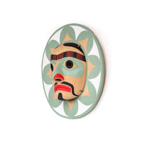 Moon - Red Cedar Mask
