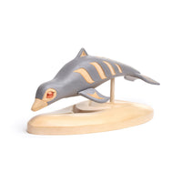Dolphin - Yellow Cedar Sculpture