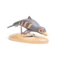 Dolphin - Yellow Cedar Sculpture