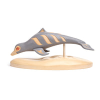 Dolphin - Yellow Cedar Sculpture