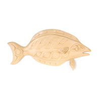 Halibut - Yellow Cedar Carving
