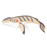 Humpback Whale - Yellow Cedar Sculpture