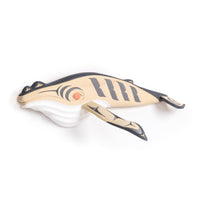 Humpback Whale - Yellow Cedar Sculpture
