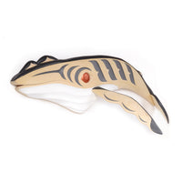 Humpback Whale - Yellow Cedar Sculpture