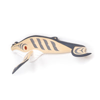 Humpback Whale - Yellow Cedar Sculpture