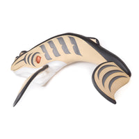 Humpback Whale - Yellow Cedar Sculpture