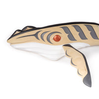 Humpback Whale - Yellow Cedar Sculpture