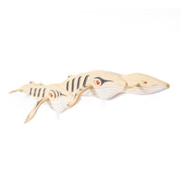Humpback Whales - Yellow Cedar Sculpture