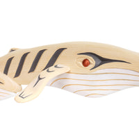 Humpback Whales - Yellow Cedar Sculpture