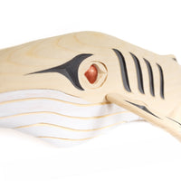 Humpback Whales - Yellow Cedar Sculpture