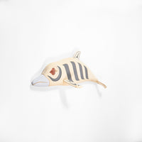 Dolphin - Yellow Cedar Sculpture