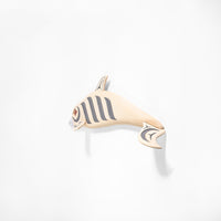 Dolphin - Yellow Cedar Sculpture