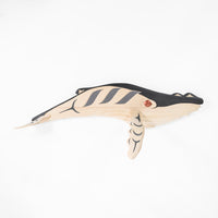 Humpback Whale - Yellow Cedar Sculpture