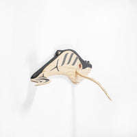 Humpback Whale - Yellow Cedar Sculpture