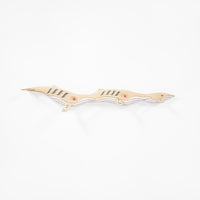Humpback Whales - Yellow Cedar Wall Sculpture
