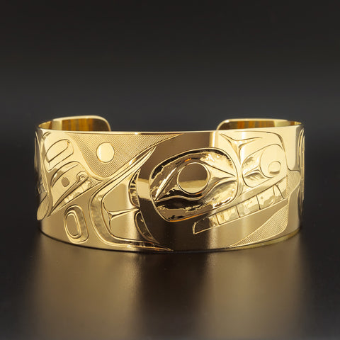 Pod of Whales - 14k Gold Bracelet