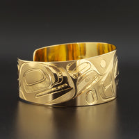 Pod of Whales - 14k Gold Bracelet