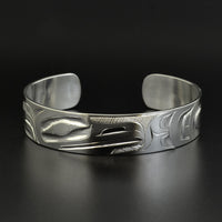 Raven and Eagle - Silver Bracelet