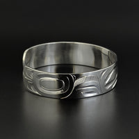 Raven and Eagle - Silver Bracelet