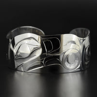 Raven and the Light - Silver Bracelet