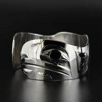 Raven and the Light - Silver Bracelet