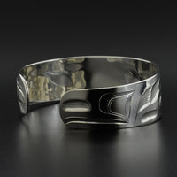 Whale and Hawk - Silver Bracelet