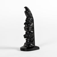 Eagle, Raven, Bear - Argillite Pole