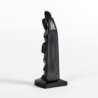 Eagle, Raven, Bear - Argillite Pole