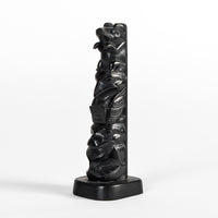 Bear, Raven, Killerwhale - Argillite Pole