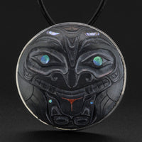 Wasco - Argillite Pendant with Abalone