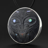 Wasco - Argillite Pendant with Abalone