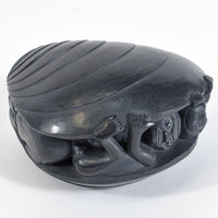 First Man - Argillite Sculpture with Abalone Inlays