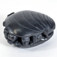 First Man - Argillite Sculpture with Abalone Inlays