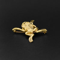 Frog - Limited Edition 18k Gold Brooch