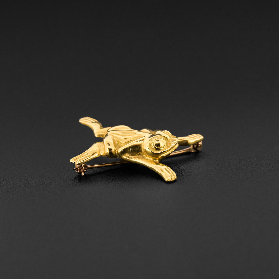 Frog - Limited Edition 18k Gold Brooch