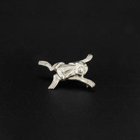 Frog - Silver Brooch
