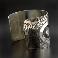 Owl and Moon - Silver Bracelet