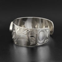 Killerwhale - Silver Bracelet with Abalone