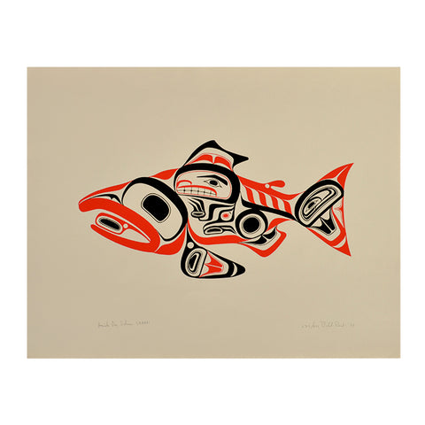 Skaagi Haida Dog Salmon - Limited Edition Print