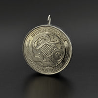 Eagle - Argillite Pendant with Abalone
